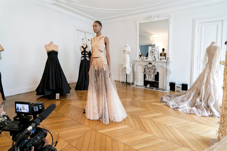 HASSIDRISS,The designer launches his Spring-Summer 2016 Couture collection in Paris. 
